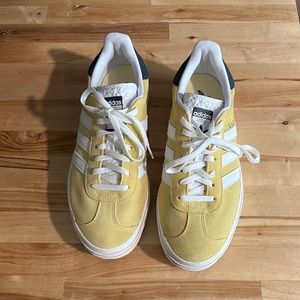 adidas gazelle bold yellow